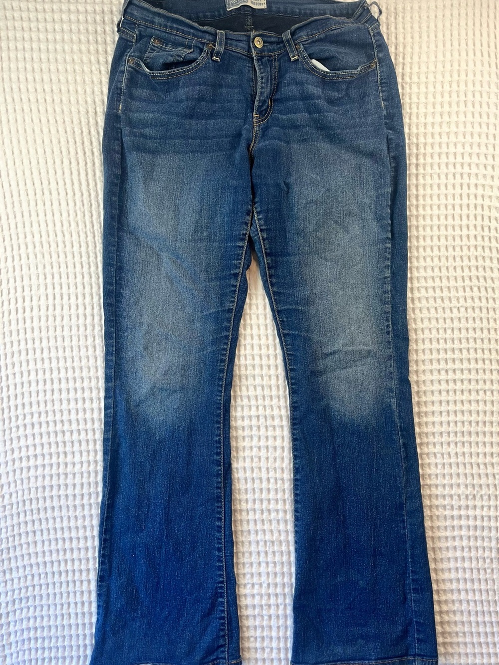 Levi Strauss Signature Curvy Bootcut Jeans Women’s 12 Stretch Denim
